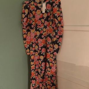 Floral ankle length dress